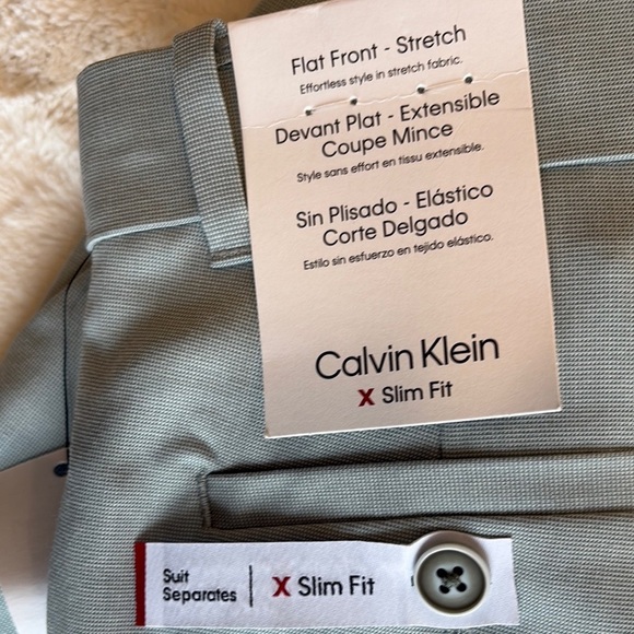 Calvin Klein kids size 8 pants in blush-grey - new with tags - Picture 4 of 7